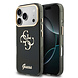 Guess Guess iPhone 18 Pro Back-Cover hul - HC IML 4G Script Metal - Schwarz