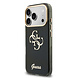 Guess Guess iPhone 18 Pro Back-Cover hul - HC IML 4G Script Metal - Schwarz