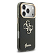Guess Guess iPhone 18 Pro Backcover hoesje - HC IML 4G Script Metal - Zwart Guess Guess iPhone 18 Pro Backcover hoesje - HC IML 4G Script Metal - Zwart