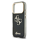 Guess Guess iPhone 18 Pro Back cover coque - HC IML 4G Script Metal - Noir Guess Guess iPhone 18 Pro Back cover coque - HC IML 4G Script Metal - Noir