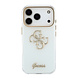 Guess Guess iPhone 18 Pro Back-Cover hul - HC IML 4G Script Metal - Weiß Guess Guess iPhone 18 Pro Back-Cover hul - HC IML 4G Script Metal - Weiß