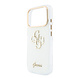 Guess Guess iPhone 18 Pro Back-Cover hul - HC IML 4G Script Metal - Weiß Guess Guess iPhone 18 Pro Back-Cover hul - HC IML 4G Script Metal - Weiß