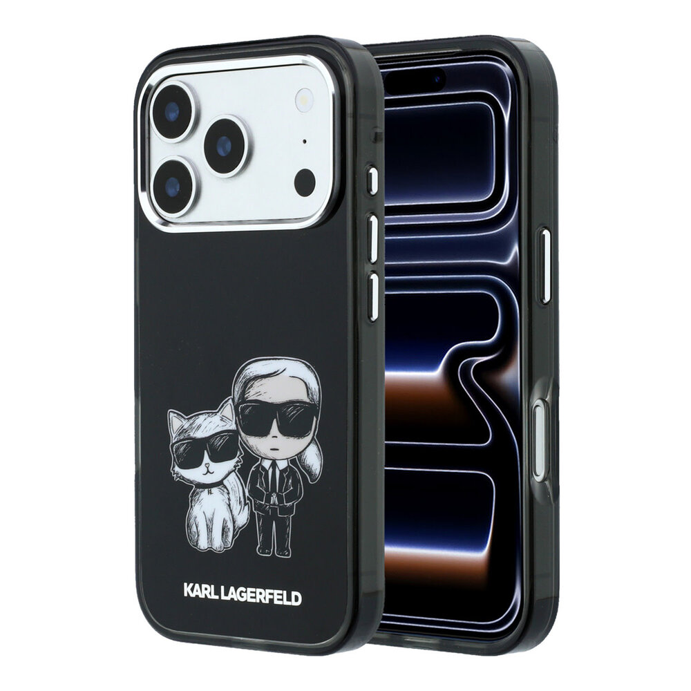 Karl Lagerfeld Karl Lagerfeld iPhone 18 Pro Back-Cover hul - HC Magsafe SW Smooth PU KC Bodies Sketch - Schwarz Karl Lagerfeld Karl Lagerfeld iPhone 18 Pro Back-Cover hul - HC Magsafe SW Smooth PU KC Bodies Sketch - Schwarz