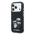 Karl Lagerfeld Karl Lagerfeld iPhone 18 Pro/iPhone 17 Pro Hartschalenhülle - MagSafe - SW - Glattes PU - KC Bodies Sketch - Schwarz