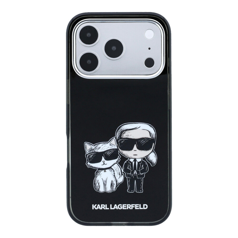 Karl Lagerfeld Karl Lagerfeld iPhone 18 Pro Back-Cover hul - HC Magsafe SW Smooth PU KC Bodies Sketch - Schwarz Karl Lagerfeld Karl Lagerfeld iPhone 18 Pro Back-Cover hul - HC Magsafe SW Smooth PU KC Bodies Sketch - Schwarz