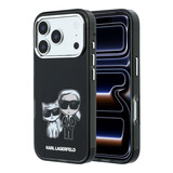 Karl Lagerfeld Karl Lagerfeld iPhone 18 Pro Back-Cover hul - HC Magsafe IML KC Bodies Sketch Print - Schwarz