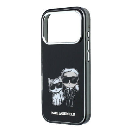Karl Lagerfeld Karl Lagerfeld iPhone 18 Pro Back-Cover hul - HC Magsafe IML KC Bodies Sketch Print - Schwarz
