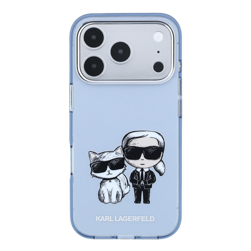 Karl Lagerfeld Karl Lagerfeld iPhone 18 Pro Back-Cover hul - HC Magsafe IML KC Bodies Sketch Print - Hellblau Karl Lagerfeld Karl Lagerfeld iPhone 18 Pro Back-Cover hul - HC Magsafe IML KC Bodies Sketch Print - Hellblau