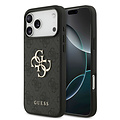 Guess Guess iPhone 18 Pro Max/iPhone 17 Pro Max Hartschalenhülle PU 4G Großes Logo - Schwarz