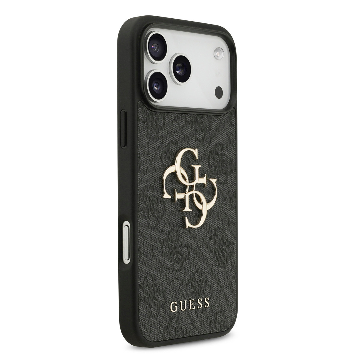 Guess Guess iPhone 18 Pro Max Backcover hoesje - HC 4G PU Big Logo - Zwart, foto 4 van 6