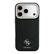 Guess Guess iPhone 18 Pro Max Back cover case - HC Magsafe PU Stripe HS Peony 4G Logo - Black Guess Guess iPhone 18 Pro Max Back cover case - HC Magsafe PU Stripe HS Peony 4G Logo - Black