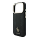 Guess Guess iPhone 18 Pro Max Back cover case - HC Magsafe PU Stripe HS Peony 4G Logo - Black Guess Guess iPhone 18 Pro Max Back cover case - HC Magsafe PU Stripe HS Peony 4G Logo - Black