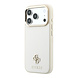 Guess Guess iPhone 18 Pro Max Back cover case - HC Magsafe Saffiano Small 4G And Classic - Beige Guess Guess iPhone 18 Pro Max Back cover case - HC Magsafe Saffiano Small 4G And Classic - Beige