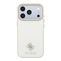 Guess Guess iPhone 18 Pro Max/iPhone 17 Pro Max Hartschalenhülle MagSafe Saffiano Kleines 4G-Logo Klassisches Logo - Beige