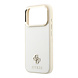 Guess Guess iPhone 18 Pro Max Back-Cover hul - HC Magsafe Saffiano Small 4G And Classic - Beige
