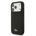Lacoste Lacoste iPhone 18 Pro/iPhone 17 Pro Hartschalenhülle MagSafe PVC Petit Piqué Lackiertes Logo - Schwarz