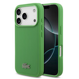 Lacoste Lacoste iPhone 18 Pro Back-Cover hul - HC Magsafe Petit Pique Pvc Lacquer Logo Estragon - Olive