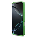 Lacoste Lacoste iPhone 18 Pro/iPhone 17 Pro Hartschalenhülle MagSafe PVC Petit Piqué Lackiertes Logo Estragon - Olivgrün