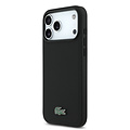 Lacoste Lacoste iPhone 18 Pro Max/iPhone 17 Pro Max Hartschalenhülle MagSafe PVC Petit Piqué Lackiertes Logo - Schwarz