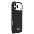 Lacoste Lacoste iPhone 18 Pro Max/iPhone 17 Pro Max Hartschalenhülle MagSafe PVC Petit Piqué Lackiertes Logo - Schwarz