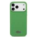Lacoste Lacoste iPhone 18 Pro Max/iPhone 17 Pro Max Hartschalenhülle MagSafe PVC Petit Piqué Lackiertes Logo Estragon - Olivgrün