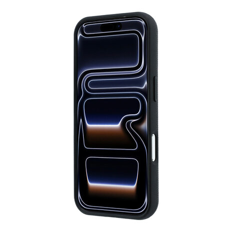 Mercedes-Benz Mercedes-Benz iPhone 18 Pro Back-Cover hul - HC Magsafe PU Leather Semi Wrap Wood Effect - Schwarz Mercedes-Benz Mercedes-Benz iPhone 18 Pro Back-Cover hul - HC Magsafe PU Leather Semi Wrap Wood Effect - Schwarz