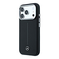 Mercedes-Benz Mercedes-Benz iPhone 18 Pro Max/iPhone 17 Pro Max Hartschalenhülle MagSafe PU-Kunstleder Teilbezug Ikonische Linie - Schwarz