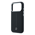 Mercedes-Benz Mercedes-Benz iPhone 18 Pro Max/iPhone 17 Pro Max Hartschalenhülle MagSafe PU-Kunstleder Teilbezug Ikonische Linie - Schwarz