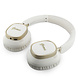 Guess Guess Headphones - BT Headphones Enc Rectangle Metal Script - White