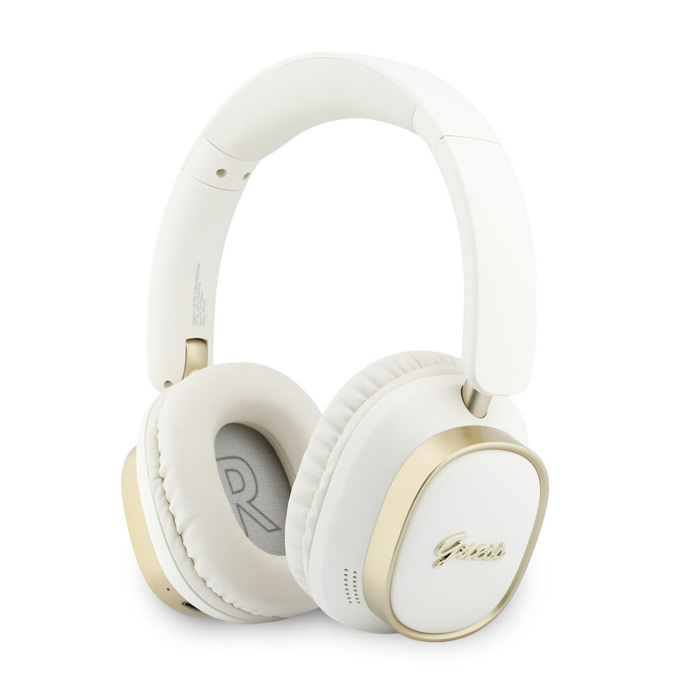 Guess Guess Koptelefoons - BT Headphones Enc Rectangle Metal Script - Wit Guess Guess Koptelefoons - BT Headphones Enc Rectangle Metal Script - Wit