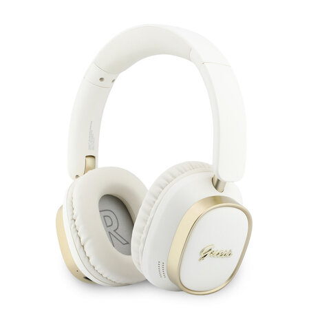 Guess Guess Headphones - BT Headphones Enc Rectangle Metal Script - White