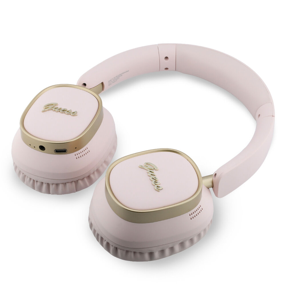 Guess Guess Écouteurs - BT Headphones Enc Rectangle Metal Script - Rose Guess Guess Écouteurs - BT Headphones Enc Rectangle Metal Script - Rose