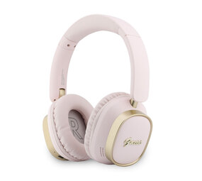 Guess Guess Headphones - BT Headphones Enc Rectangle Metal Script - Pink Guess Guess Headphones - BT Headphones Enc Rectangle Metal Script - Pink
