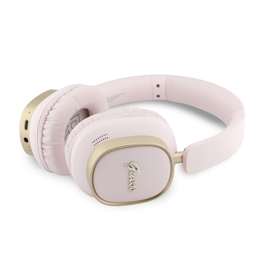 Guess Guess Kopfhörer - BT Headphones Enc Rectangle Metal Script - Rosa Guess Guess Kopfhörer - BT Headphones Enc Rectangle Metal Script - Rosa