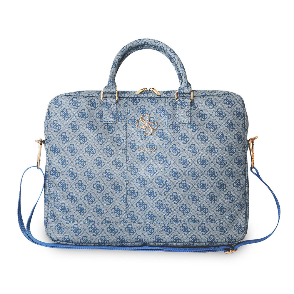 Guess Guess Laptop bag - Computer Bag PU 4G Big Logo Blue 15 Inch - Blue Guess Guess Laptop bag - Computer Bag PU 4G Big Logo Blue 15 Inch - Blue