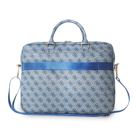 Guess Guess Sac pour ordinateur portable - Computer Bag PU 4G Big Logo Blue 15 Inch - Bleu
