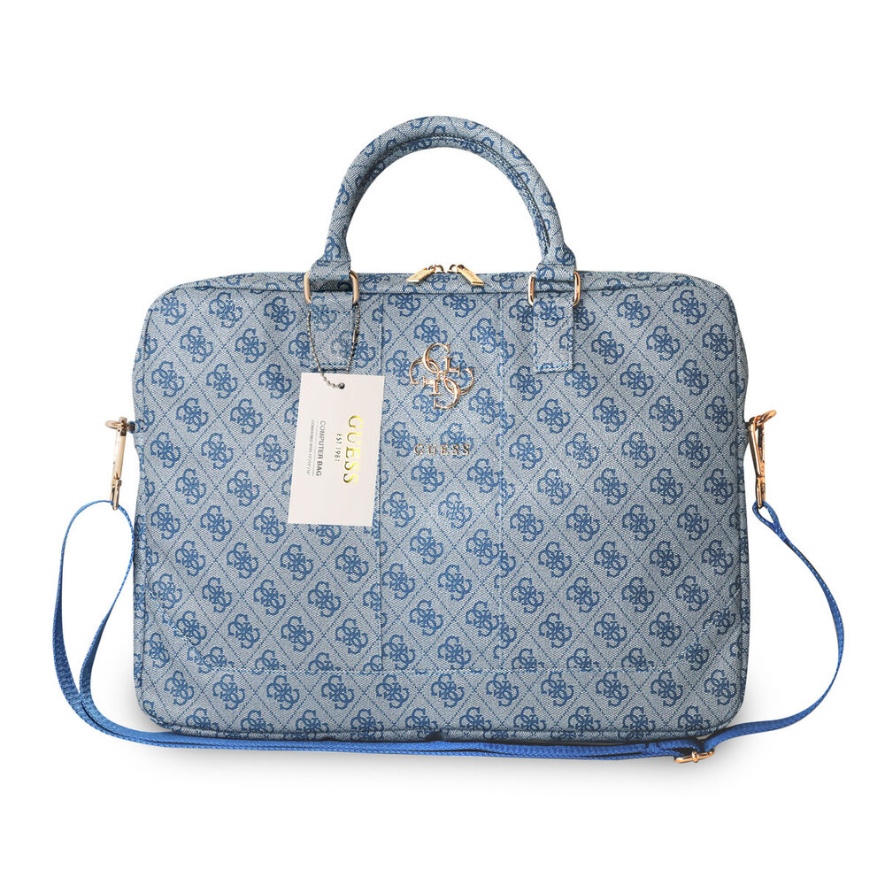Guess Guess Laptoptasche - Computer Bag PU 4G Big Logo Blue 15 Inch - Blau