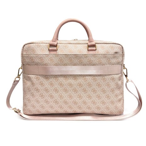 Guess Guess Sac pour ordinateur portable - Computer Bag 4G PU Round 4G & Classic Logos Stripe Pink 16 Inch - Rose Guess Guess Sac pour ordinateur portable - Computer Bag 4G PU Round 4G & Classic Logos Stripe Pink 16 Inch - Rose