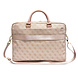 Guess Guess Laptoptas - Computer Bag 4G PU Round 4G & Classic Logos Stripe Pink 16 Inch - Roze Guess Guess Laptoptas - Computer Bag 4G PU Round 4G & Classic Logos Stripe Pink 16 Inch - Roze