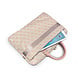 Guess Guess Laptop bag - Computer Bag 4G PU Round 4G & Classic Logos Stripe Pink 16 Inch - Pink