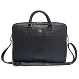 Guess Guess Laptop bag - Computer Bag Peony PU 4G & Classic Logos Stripe 16 Inch - Black Guess Guess Laptop bag - Computer Bag Peony PU 4G & Classic Logos Stripe 16 Inch - Black