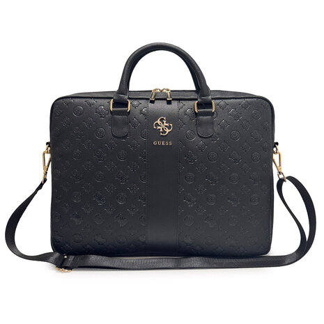 Guess Guess Laptoptasche - Computer Bag Peony PU 4G & Classic Logos Stripe 16 Inch - Schwarz Guess Guess Laptoptasche - Computer Bag Peony PU 4G & Classic Logos Stripe 16 Inch - Schwarz