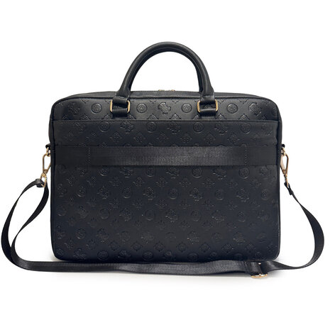 Guess Guess Laptoptasche - Computer Bag Peony PU 4G & Classic Logos Stripe 16 Inch - Schwarz Guess Guess Laptoptasche - Computer Bag Peony PU 4G & Classic Logos Stripe 16 Inch - Schwarz