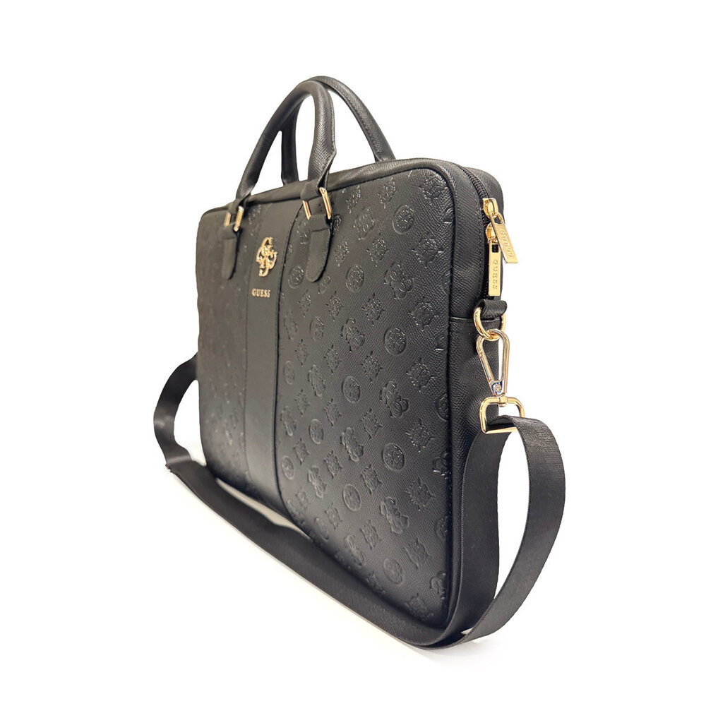 Guess Guess Laptoptasche - Computer Bag Peony PU 4G & Classic Logos Stripe 16 Inch - Schwarz Guess Guess Laptoptasche - Computer Bag Peony PU 4G & Classic Logos Stripe 16 Inch - Schwarz
