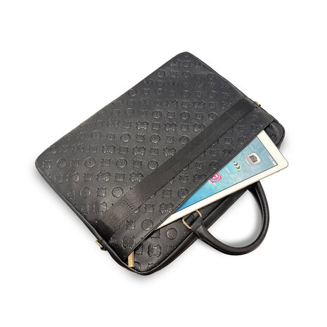 Guess Guess Sac pour ordinateur portable - Computer Bag Peony PU 4G & Classic Logos Stripe 16 Inch - Noir Guess Guess Sac pour ordinateur portable - Computer Bag Peony PU 4G & Classic Logos Stripe 16 Inch - Noir