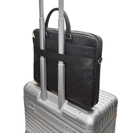 Guess Guess Laptoptasche - Computer Bag Peony PU 4G & Classic Logos Stripe 16 Inch - Schwarz Guess Guess Laptoptasche - Computer Bag Peony PU 4G & Classic Logos Stripe 16 Inch - Schwarz