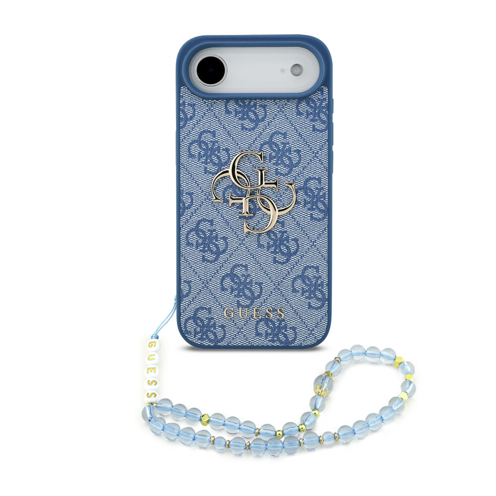 Guess Guess iPhone 17 Air Back-Cover hul - HC 4G PU With Strap 4G Classic Logo Air - Blau