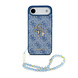 Guess Guess iPhone 17 Air Back cover case - HC 4G PU With Strap 4G Classic Logo Air - Blue Guess Guess iPhone 17 Air Back cover case - HC 4G PU With Strap 4G Classic Logo Air - Blue