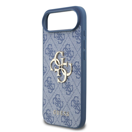 Guess Guess iPhone 17 Air Back cover case - HC 4G PU With Strap 4G Classic Logo Air - Blue Guess Guess iPhone 17 Air Back cover case - HC 4G PU With Strap 4G Classic Logo Air - Blue
