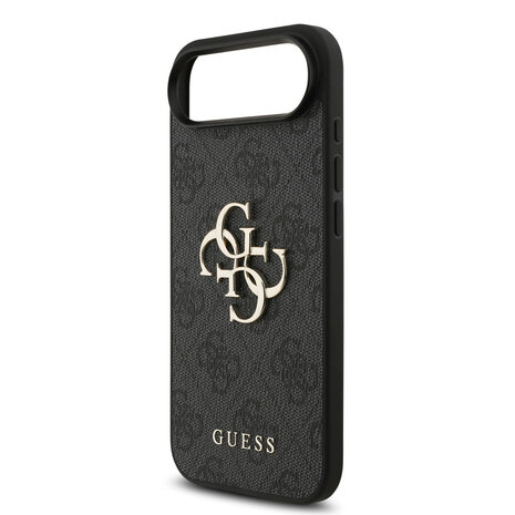 Guess Guess iPhone 17 Air Back cover case - HC 4G PU With Strap 4G Classic Logo Air - Black Guess Guess iPhone 17 Air Back cover case - HC 4G PU With Strap 4G Classic Logo Air - Black